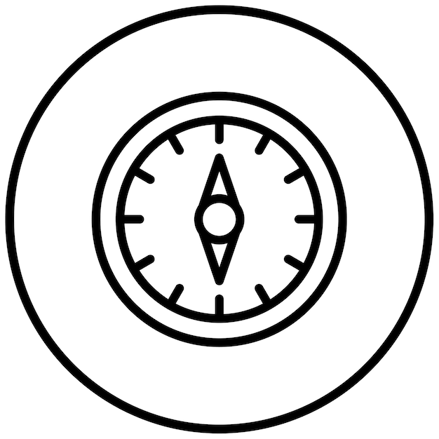 Ilustración vectorial del barómetro