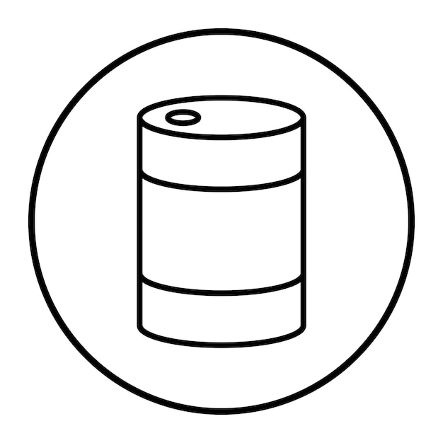 Ilustración vectorial del barril
