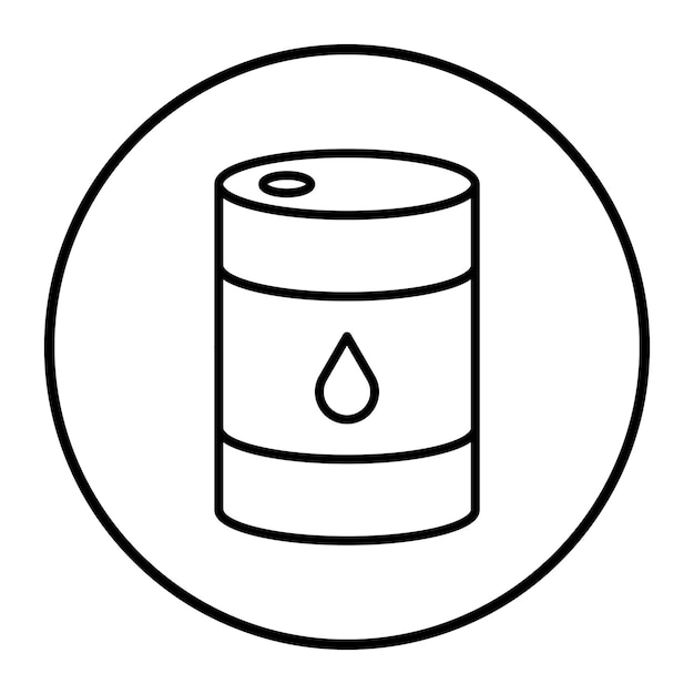 Ilustración vectorial del barril