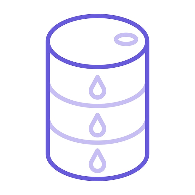 Ilustración vectorial de los barriles