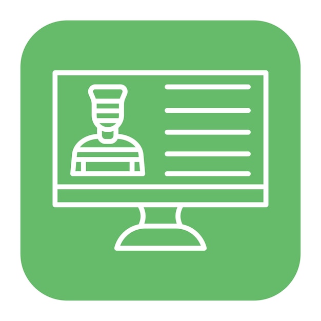 Ilustración vectorial de la base de datos criminal