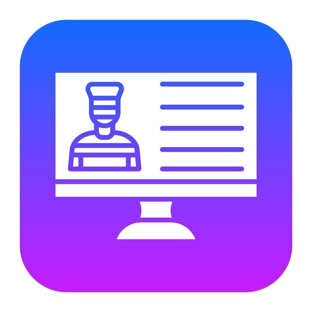 Ilustración vectorial de la base de datos criminal