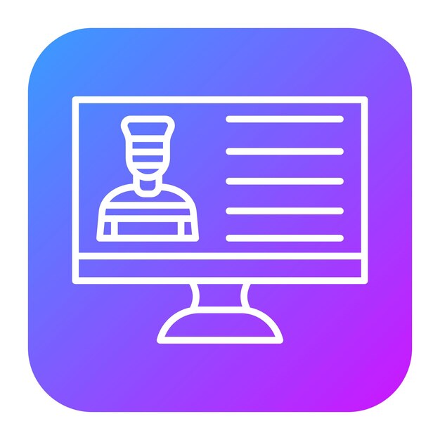 Ilustración vectorial de la base de datos criminal