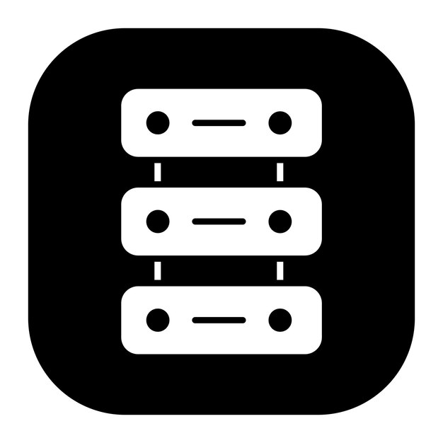 Ilustración vectorial de la base de datos
