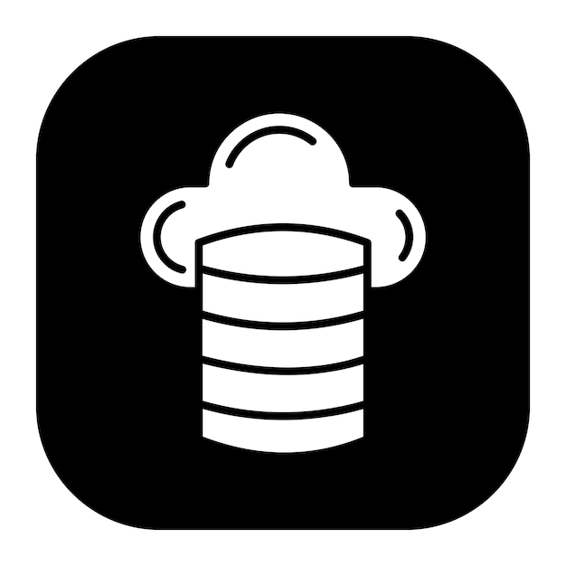 Ilustración vectorial de la base de datos