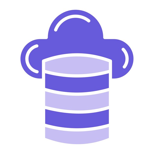 Ilustración vectorial de la base de datos