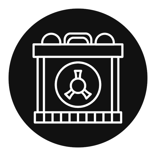 Ilustración vectorial de la batería