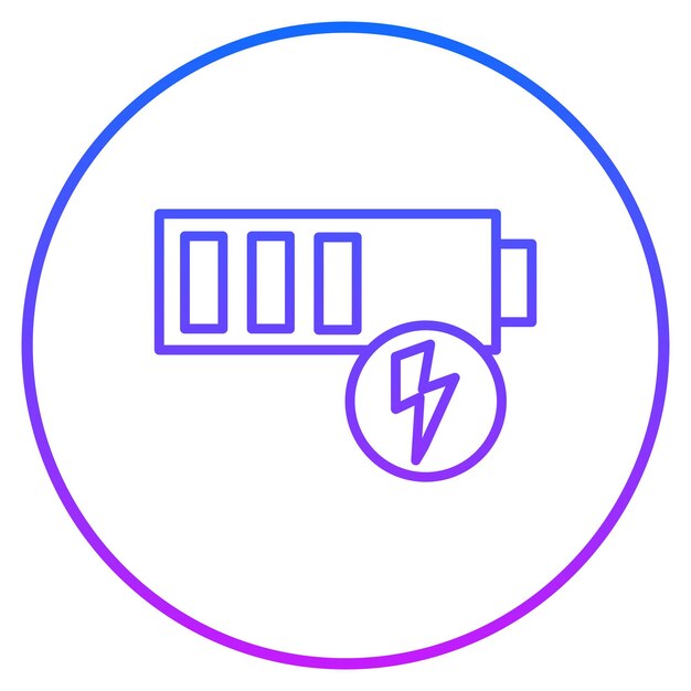 Ilustración vectorial de la batería