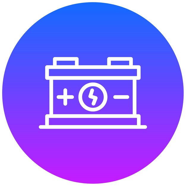 Ilustración vectorial de la batería