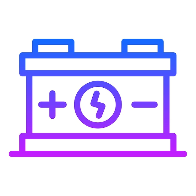 Ilustración vectorial de la batería