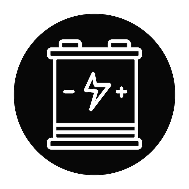 Ilustración vectorial de la batería