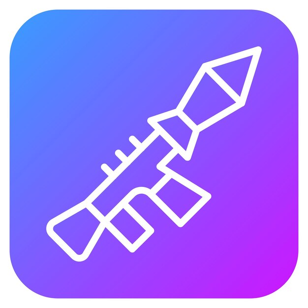 Ilustración vectorial de Bazooka