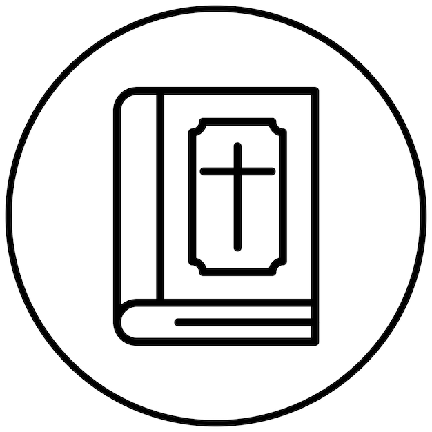 Ilustración vectorial de la Biblia