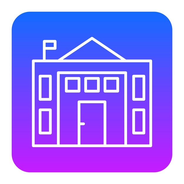 Ilustración vectorial de la biblioteca de construcción