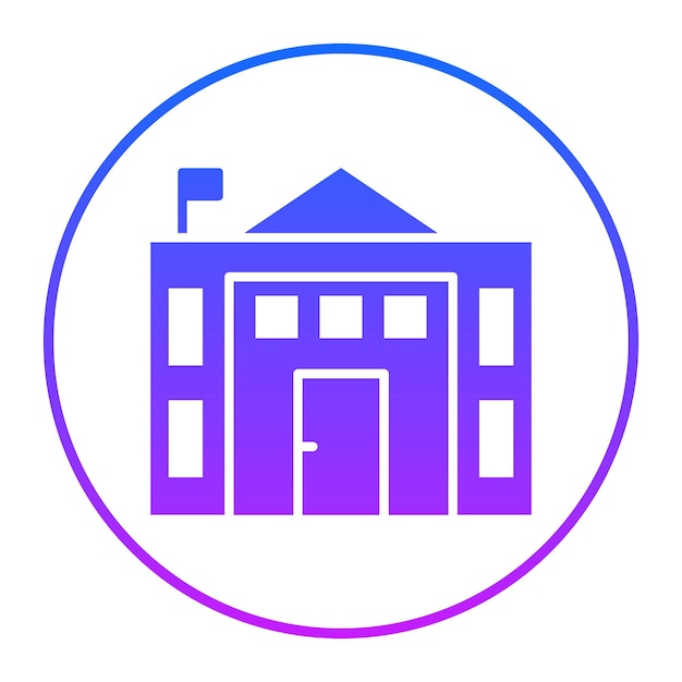 Ilustración vectorial de la biblioteca de construcción