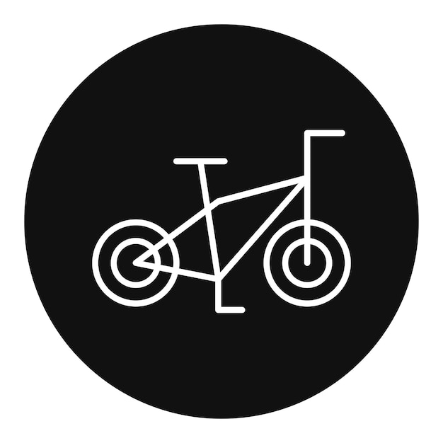 Ilustración vectorial de la bicicleta de resorte