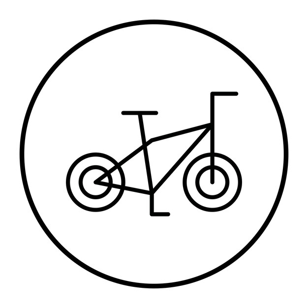 Ilustración vectorial de la bicicleta de resorte