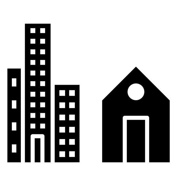 Ilustración vectorial de bienes raíces