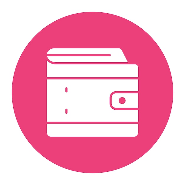 Ilustración vectorial de la billetera