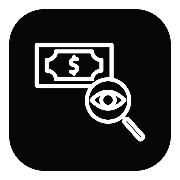 Ilustración vectorial de billetes falsos