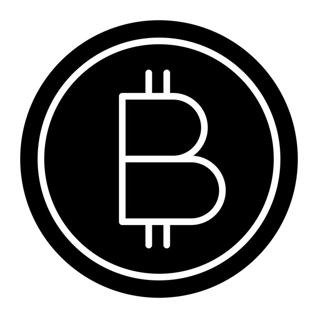 Ilustración vectorial de Bitcoin