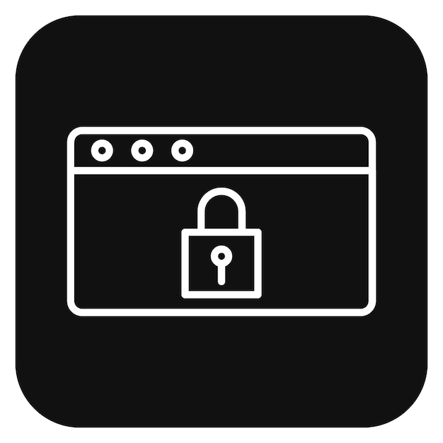 Ilustración vectorial bloqueada en el sitio web