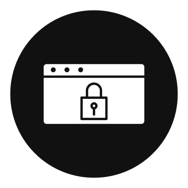Ilustración vectorial bloqueada en el sitio web