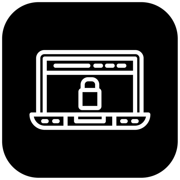 Ilustración vectorial bloqueada en el sitio web