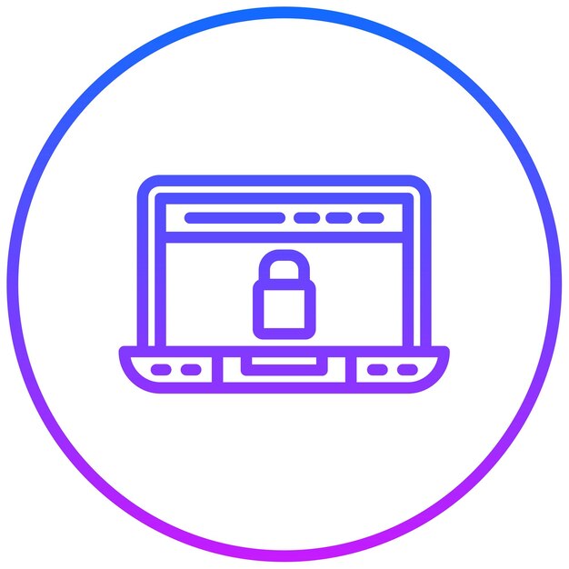 Ilustración vectorial bloqueada en el sitio web