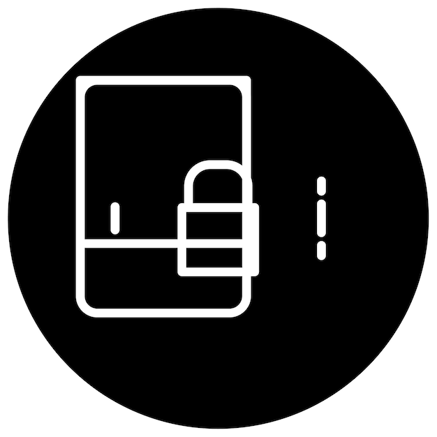 Ilustración vectorial de bloqueo de pantalla de paisaje