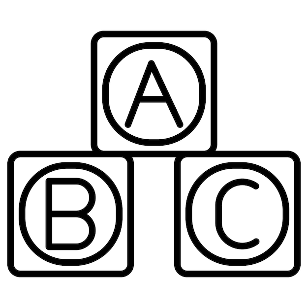 Ilustración vectorial de bloques