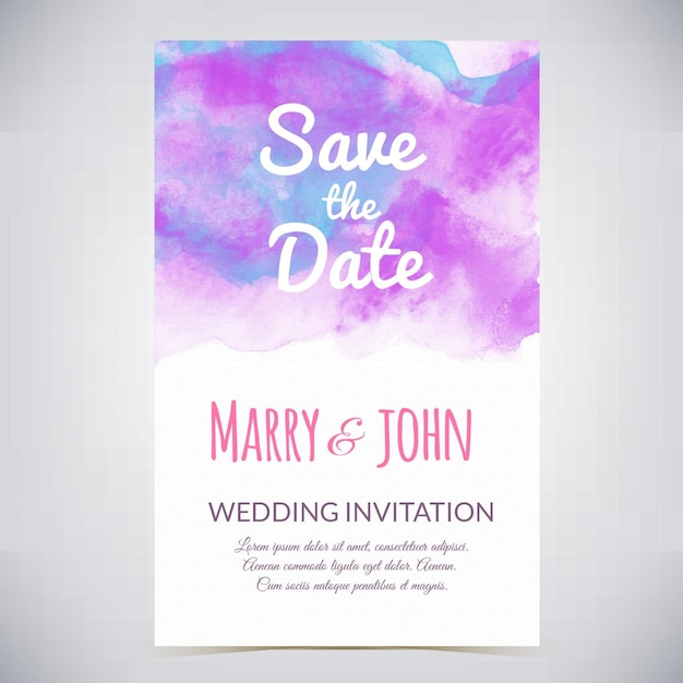 Ilustración vectorial de la boda