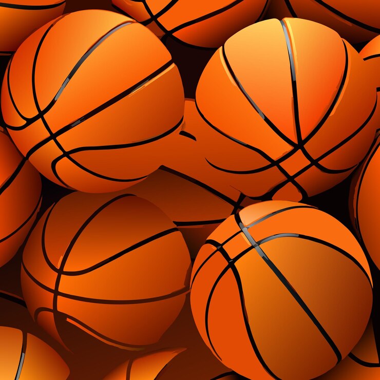 Ilustración vectorial de las bolas de baloncesto