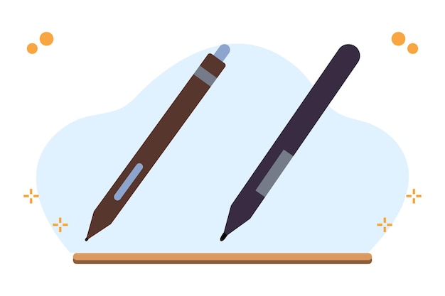 Ilustración vectorial del bolígrafo