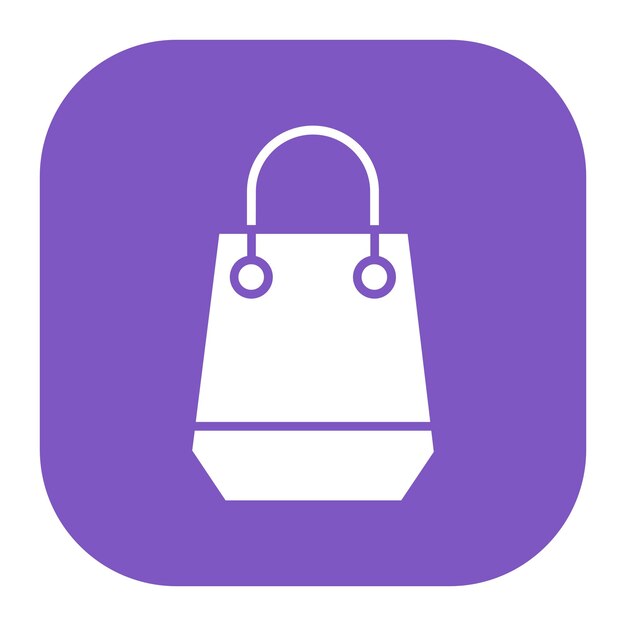 Ilustración vectorial de la bolsa de compras