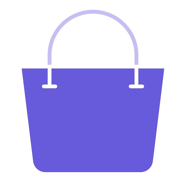 Ilustración vectorial de la bolsa de compras