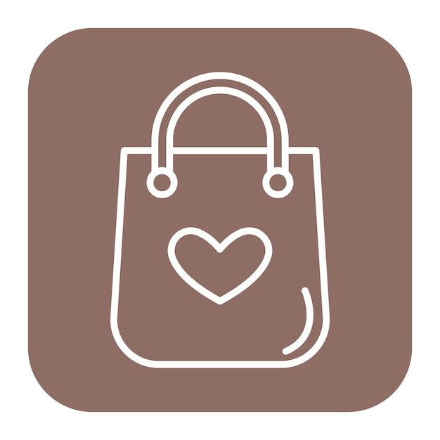 Ilustración vectorial de la bolsa de compras