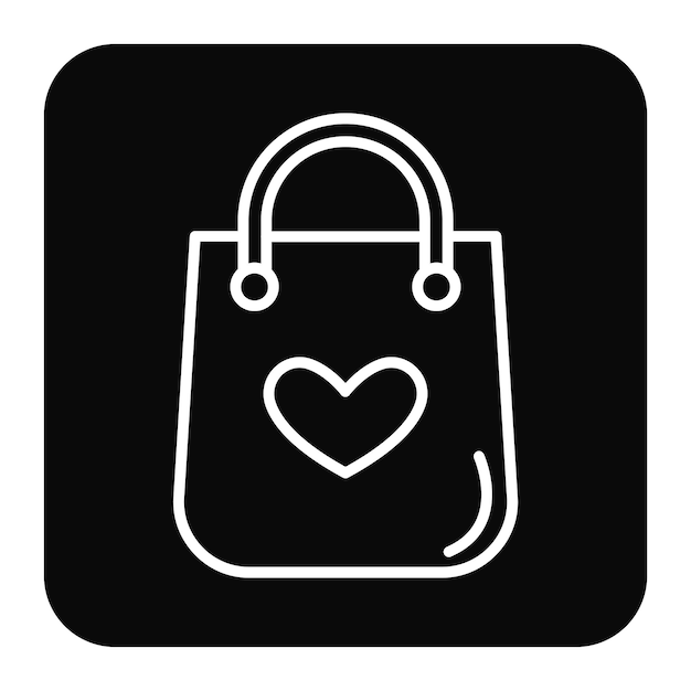 Ilustración vectorial de la bolsa de compras