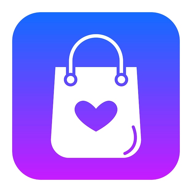 Ilustración vectorial de la bolsa de compras