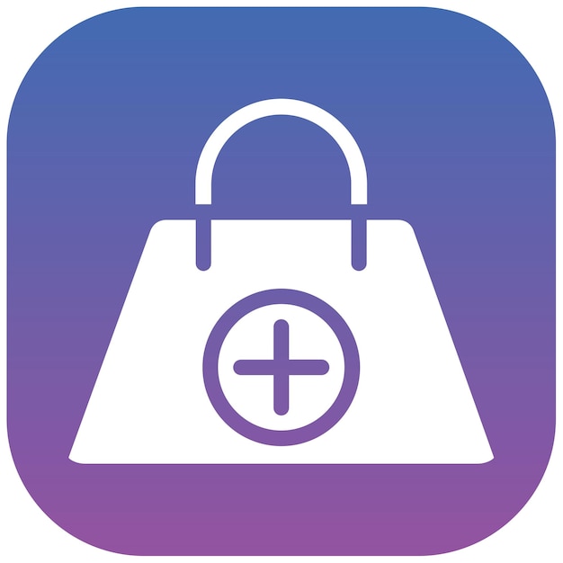 Ilustración vectorial de la bolsa de compras