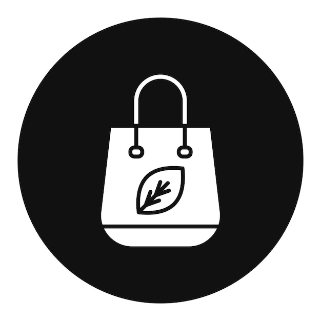 Ilustración vectorial de la bolsa ecológica