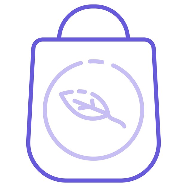 Ilustración vectorial de la bolsa Ecote