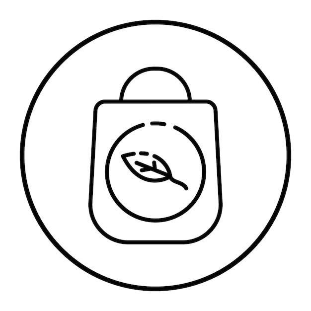 Ilustración vectorial de la bolsa Ecote