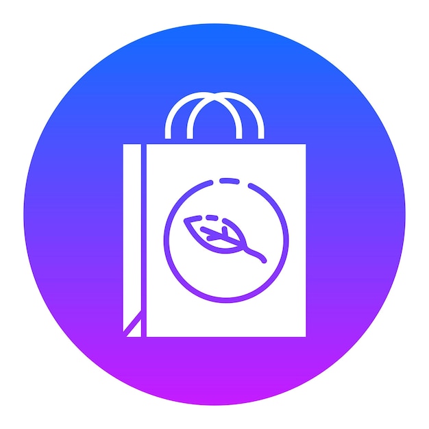 Ilustración vectorial de bolsas ecológicas