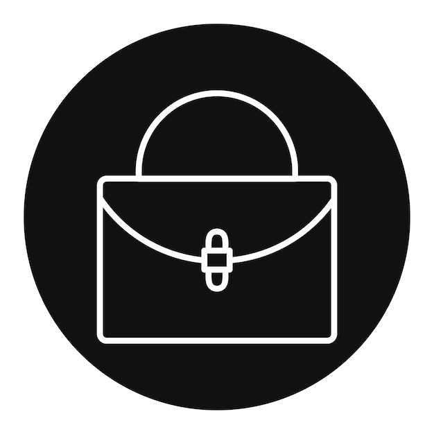 Ilustración vectorial del bolso de mano