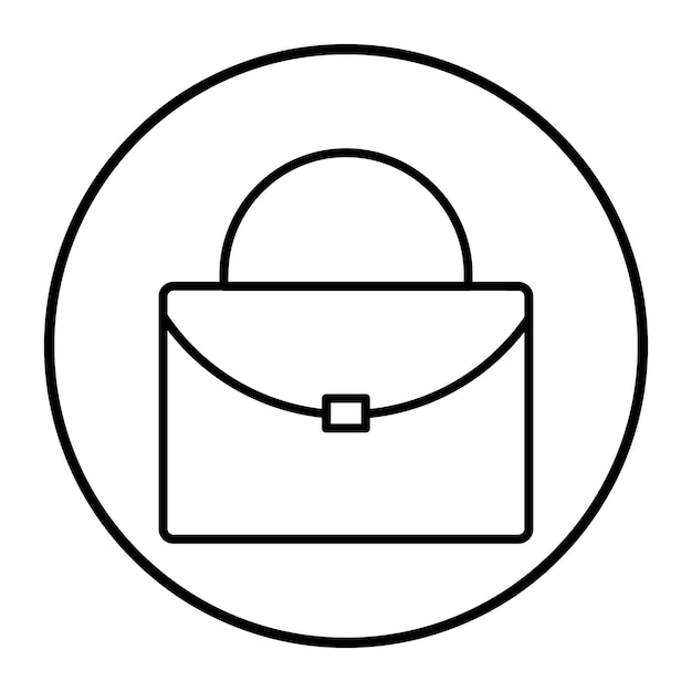 Ilustración vectorial del bolso