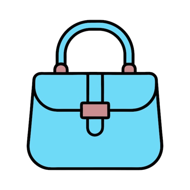 Ilustración vectorial de bolsos de mano profesionales para proyectos de moda