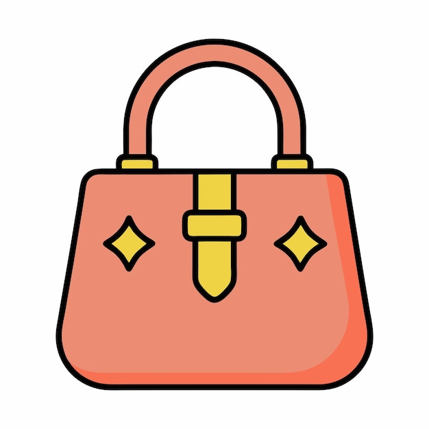 Ilustración vectorial de bolsos de mano profesionales para proyectos de moda
