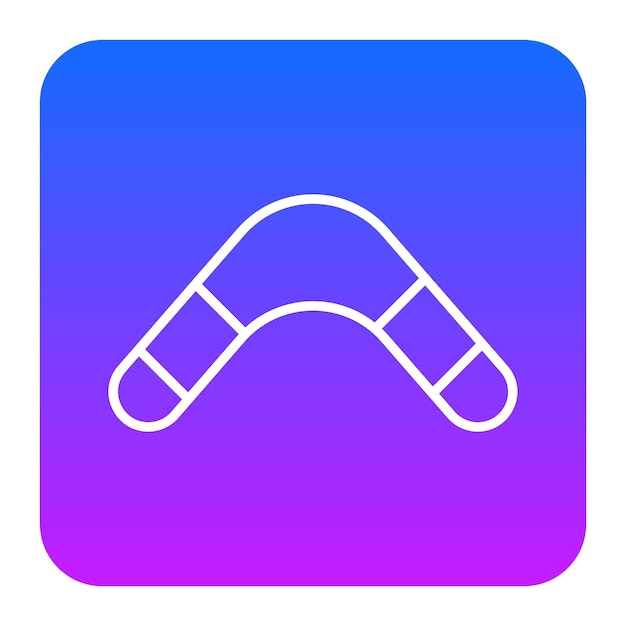 Ilustración vectorial de boomerang