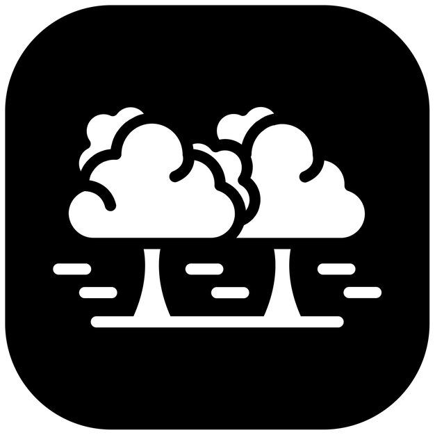 Ilustración vectorial del bosque